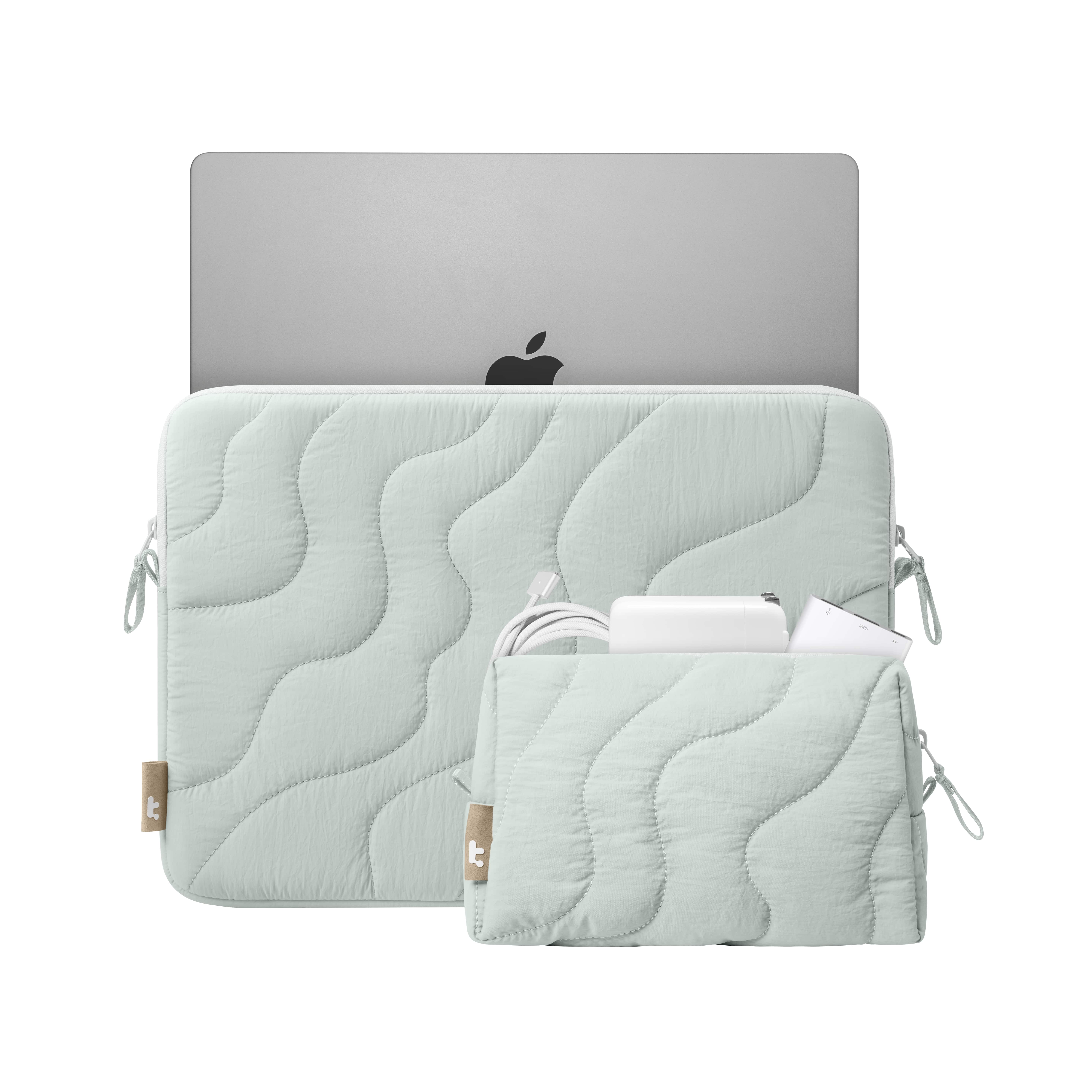 TOMTOC TERRA A27 14 INCH PUFFY LAPTOP SLEEVE KIT LAKESHORE A27D2TV - Image 4