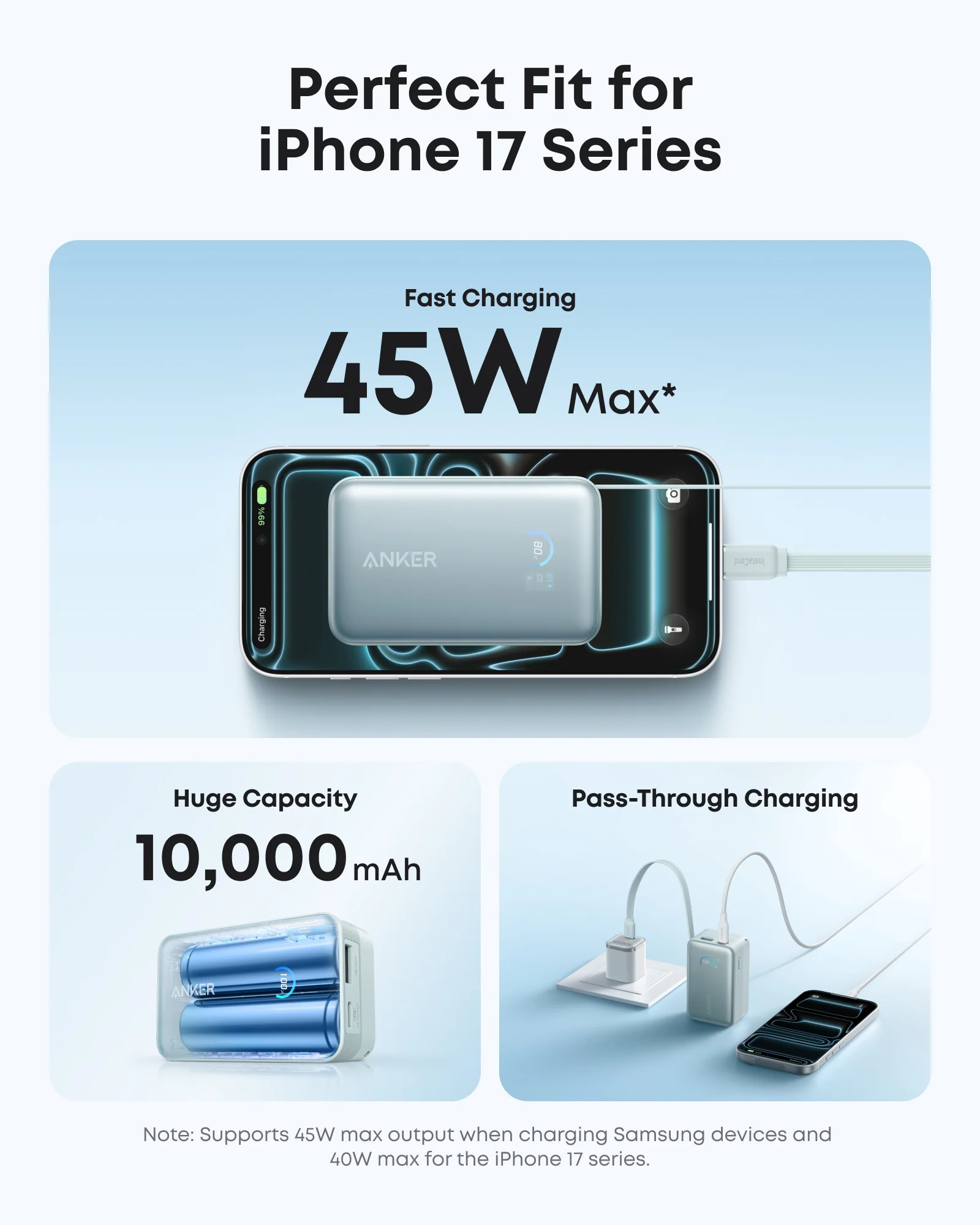 ANKER NANO POWER BANK 10K 45W USB-C CABLE GREEN A1638H61 - Image 2