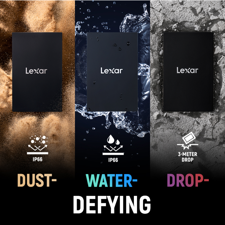 LEXAR ARMOR 700 PORTABLE SSD 4TB USB 3.2 GEN 2X2 UP TO 2000MBS-2000MBS LAR700X004T-RNBNG - Image 4
