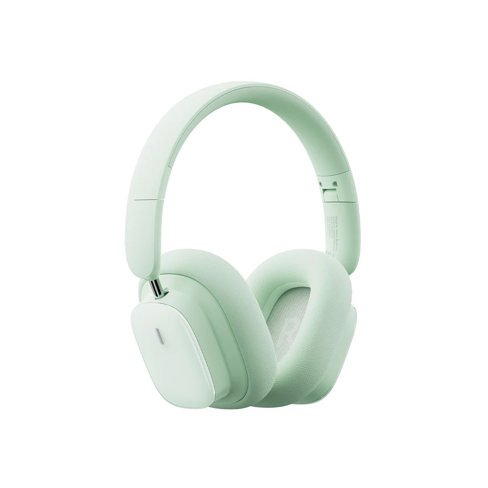 BASEUS BOWIE H1I NOISE CANCELLATION WIRELESS HEADPHONE NATURAL GREEN - Image 2