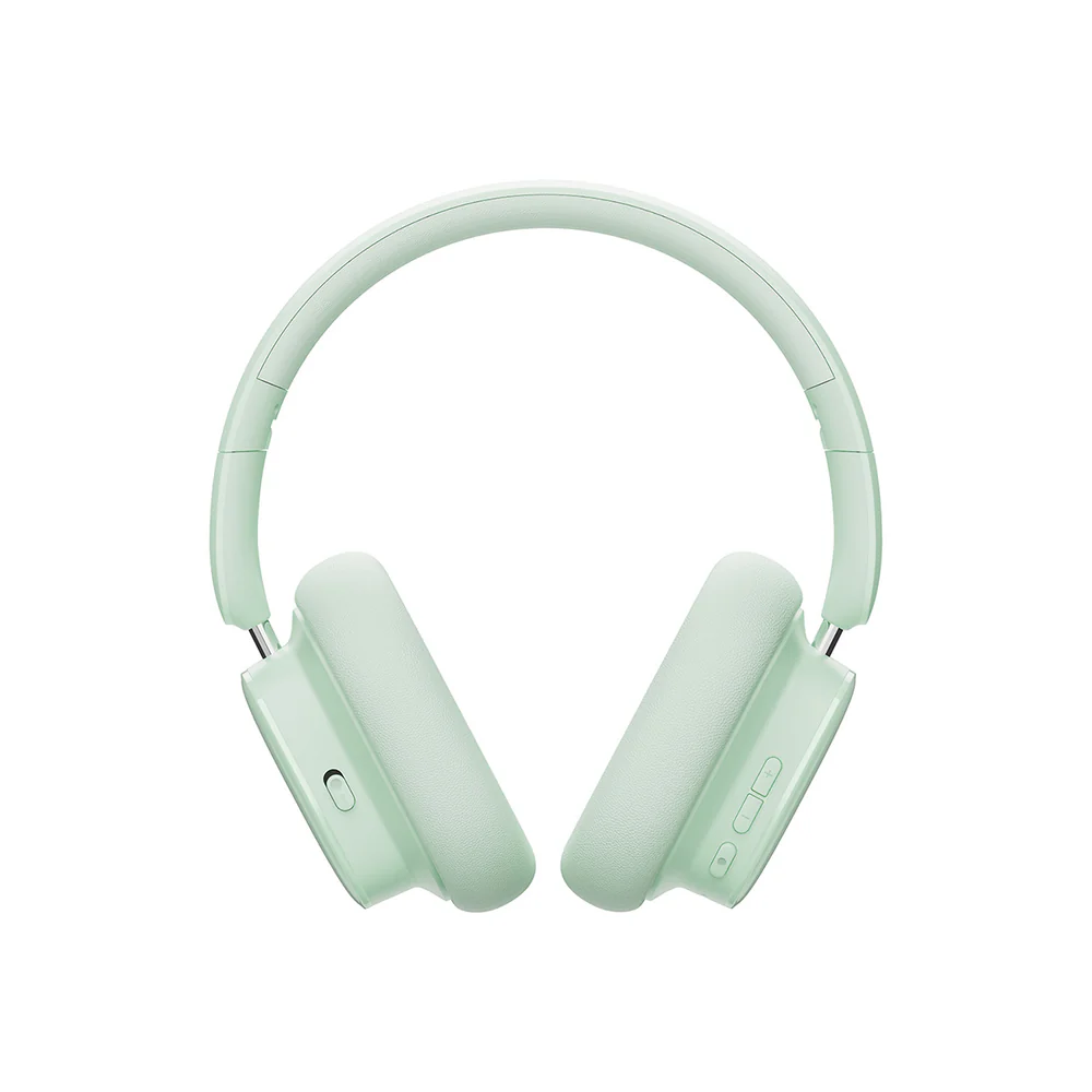 BASEUS BOWIE H1I NOISE CANCELLATION WIRELESS HEADPHONE NATURAL GREEN - Image 4