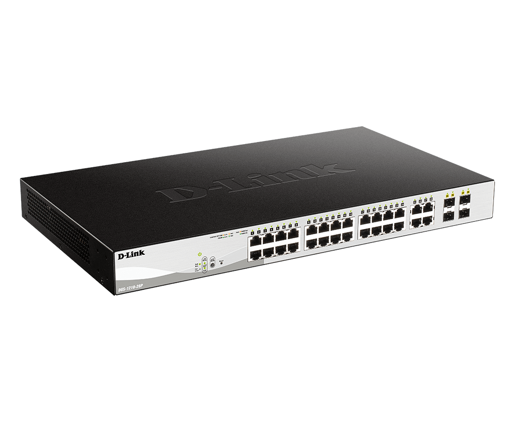 D LINK 24 PORT POE GIGABIT SMART MANAGED SWITCH DGS-1210-28P - Image 2