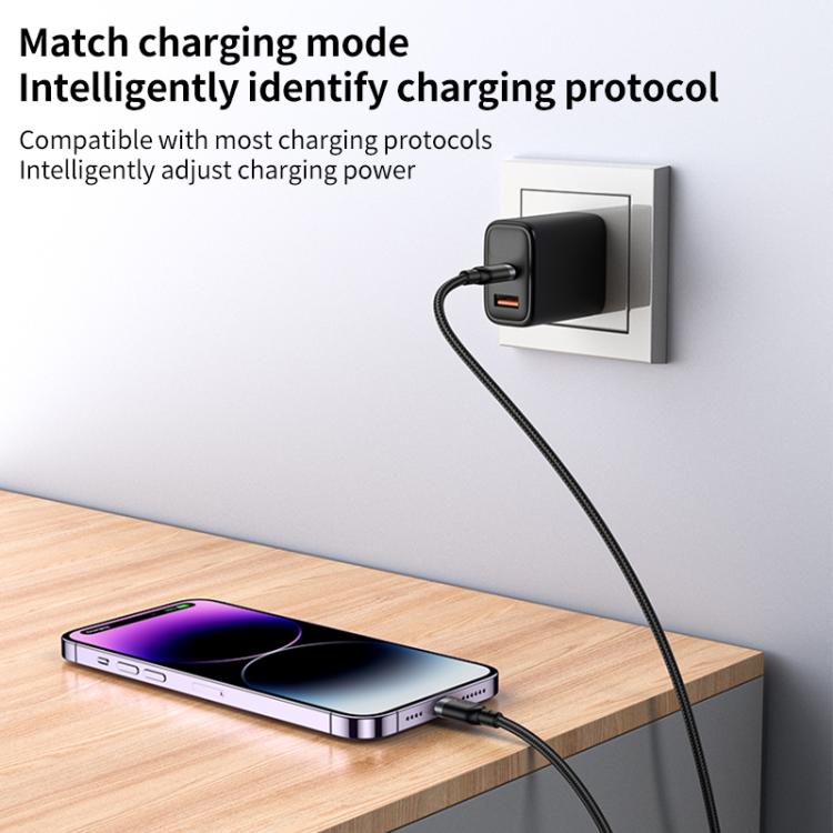 YESIDO 27W USB-C TO LIGHTNING CABLE 1.2M BLACK CA189 - Image 5
