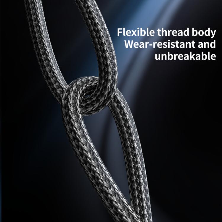 YESIDO 27W USB-C TO LIGHTNING CABLE 1.2M BLACK CA189 - Image 7