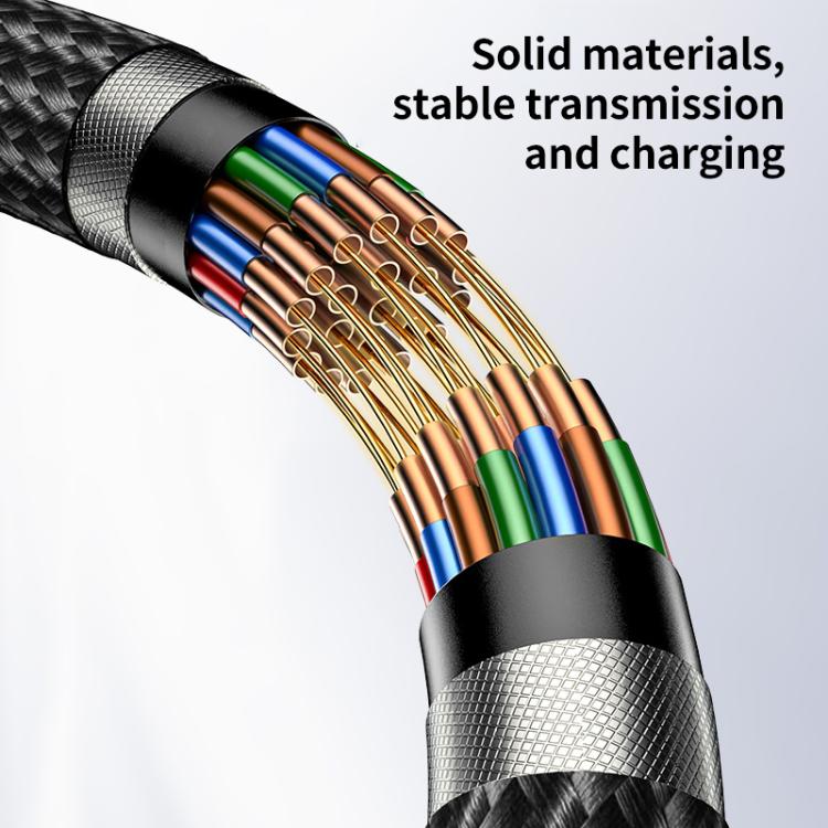 YESIDO 27W USB-C TO LIGHTNING CABLE 1.2M BLACK CA189 - Image 8