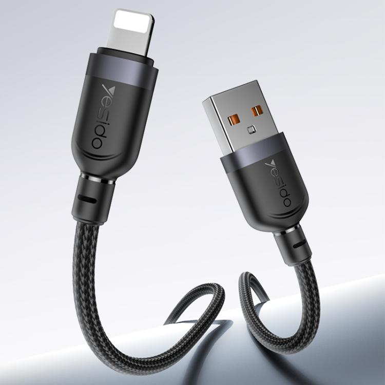 YESIDO 12W USB-A TO LIGHTNING CABLE 3M BLACK CA134L - Image 2