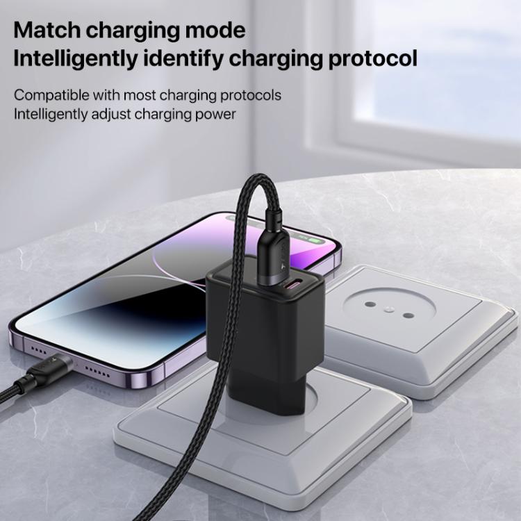 YESIDO 12W USB-A TO LIGHTNING CABLE 3M BLACK CA134L - Image 8
