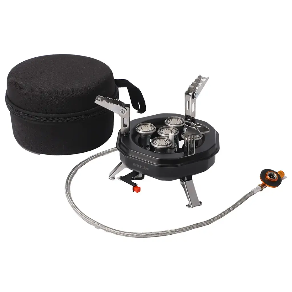 GREEN LION CAMPCOOK 3500W HEAT OUTPUT CAMPING STOVE BLACK GNCPCKSTVBK - Image 2