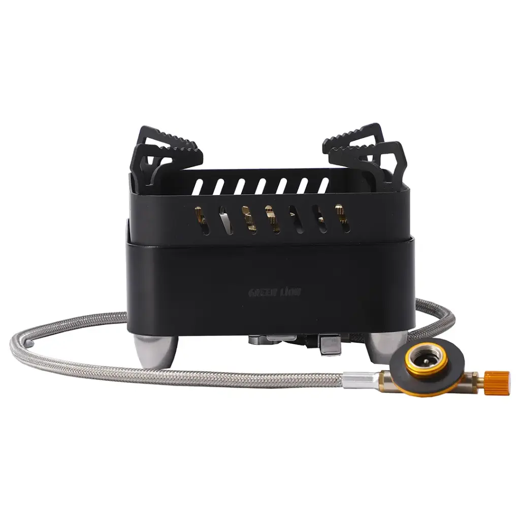 GREEN LION CAMPFIRE 3500W HEAT OUTPUT CAMPING STOVE BLACK GNCPFRSTVBK - Image 2