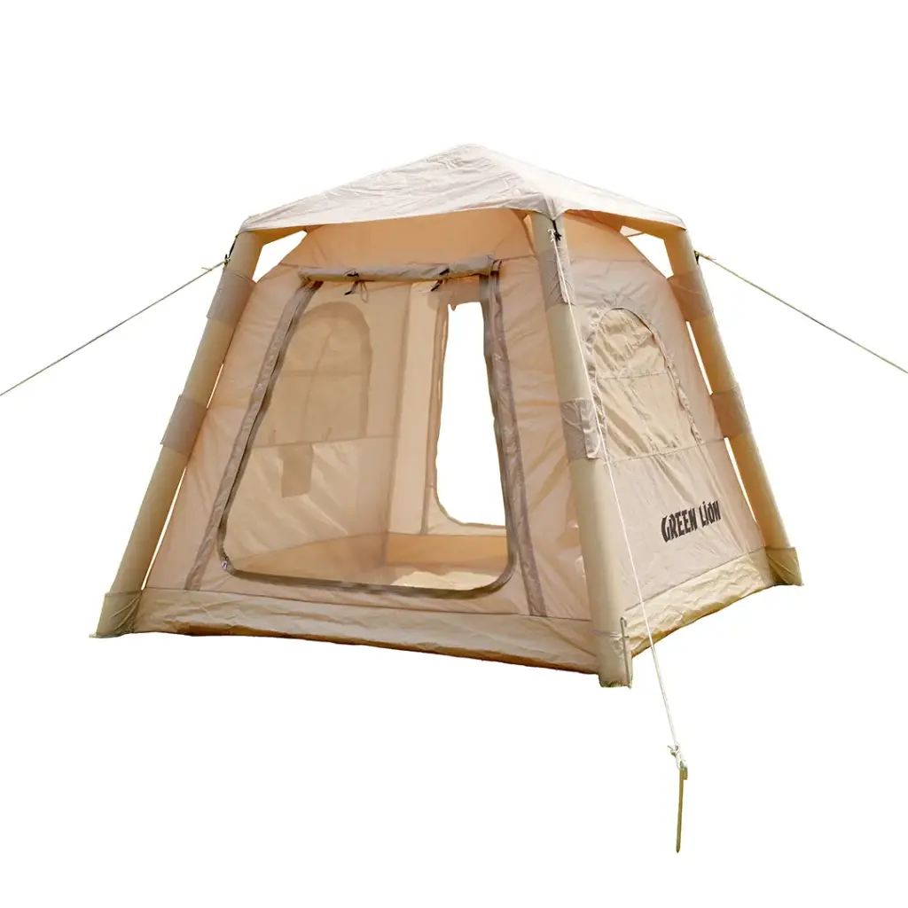 GREEN LION GT-3X INFLATABLE CAMPING TENT BEIGE GNGT3XINCTBG - Image 2