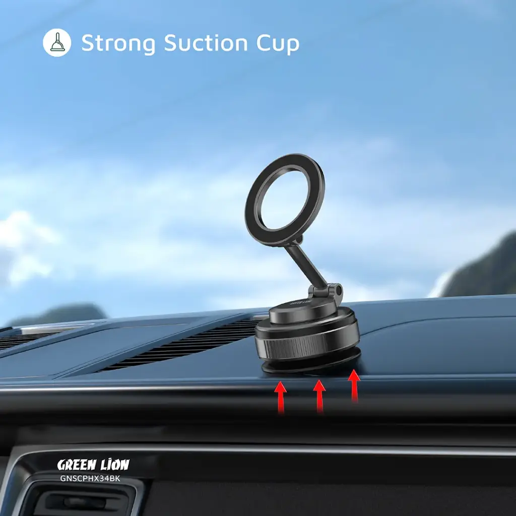 GREEN LION GX-34 SUCTION PHONE HOLDER BLACK GNSCPHX34BK - Image 7