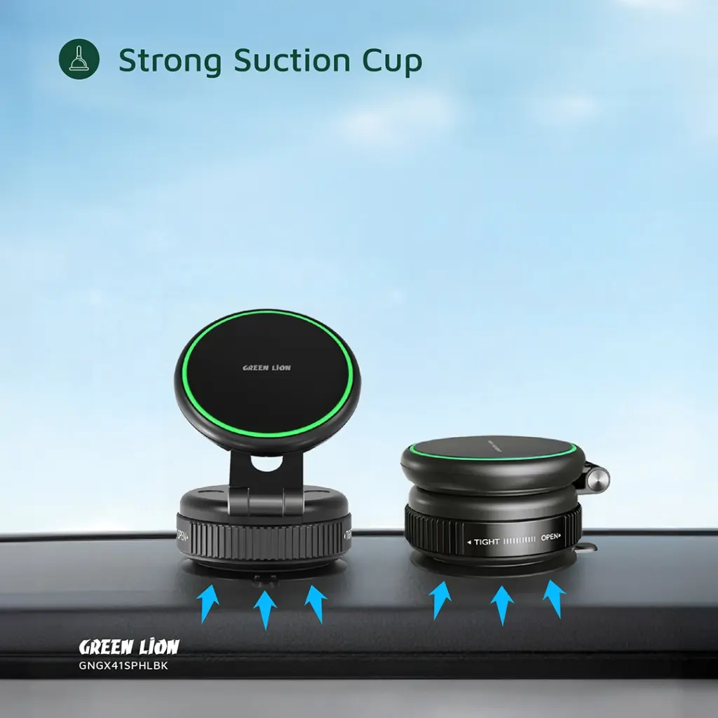 GREEN LION GX-41 MAGSAFE SUCTION PHONE HOLDER BLACK GNGX41SPHLBK - Image 5