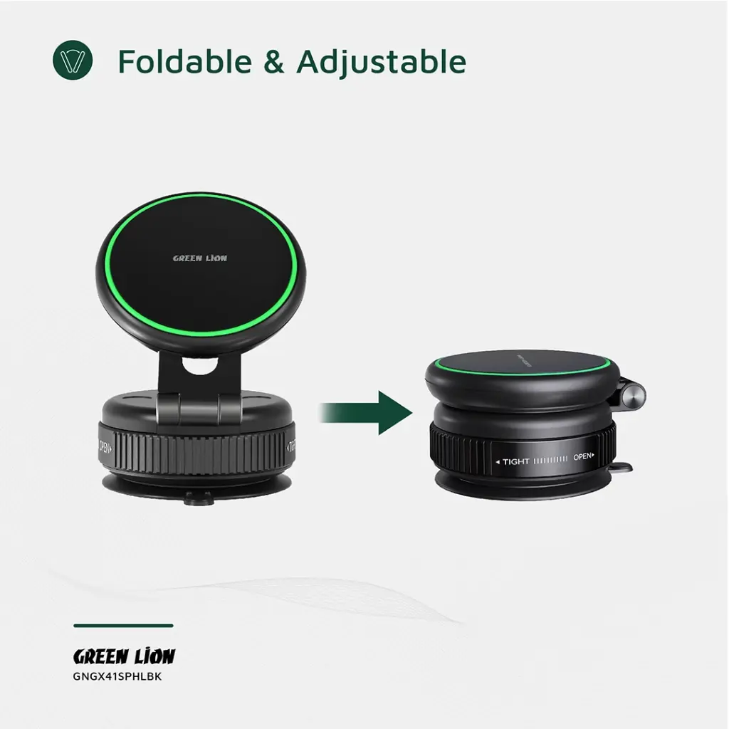 GREEN LION GX-41 MAGSAFE SUCTION PHONE HOLDER BLACK GNGX41SPHLBK - Image 4
