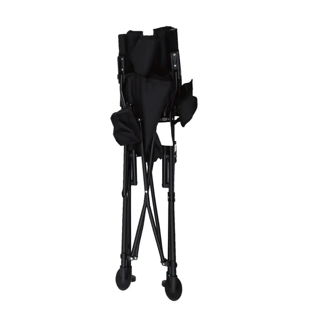 GREEN LION OUTDOOR CAMPING CHAIR WITH CARRYING BAG BLACK GNOCMPCHRBK - Image 2