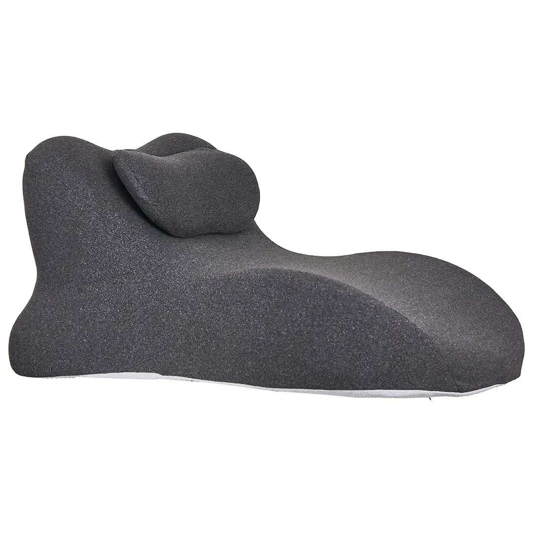 GREEN LION RELIEF WEDGE PILLOW 100% PE PREMIUM MEMORY FOAM BLACK GNRLFWDGPLWBK - Image 2