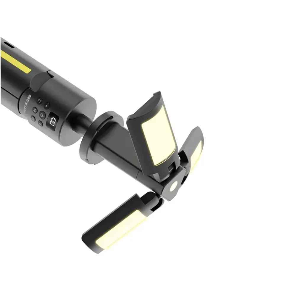 GREEN LION TRIO BEAM TRIPOD CAMPING LIGHT BLACK GNTBCL7CLBK - Image 3