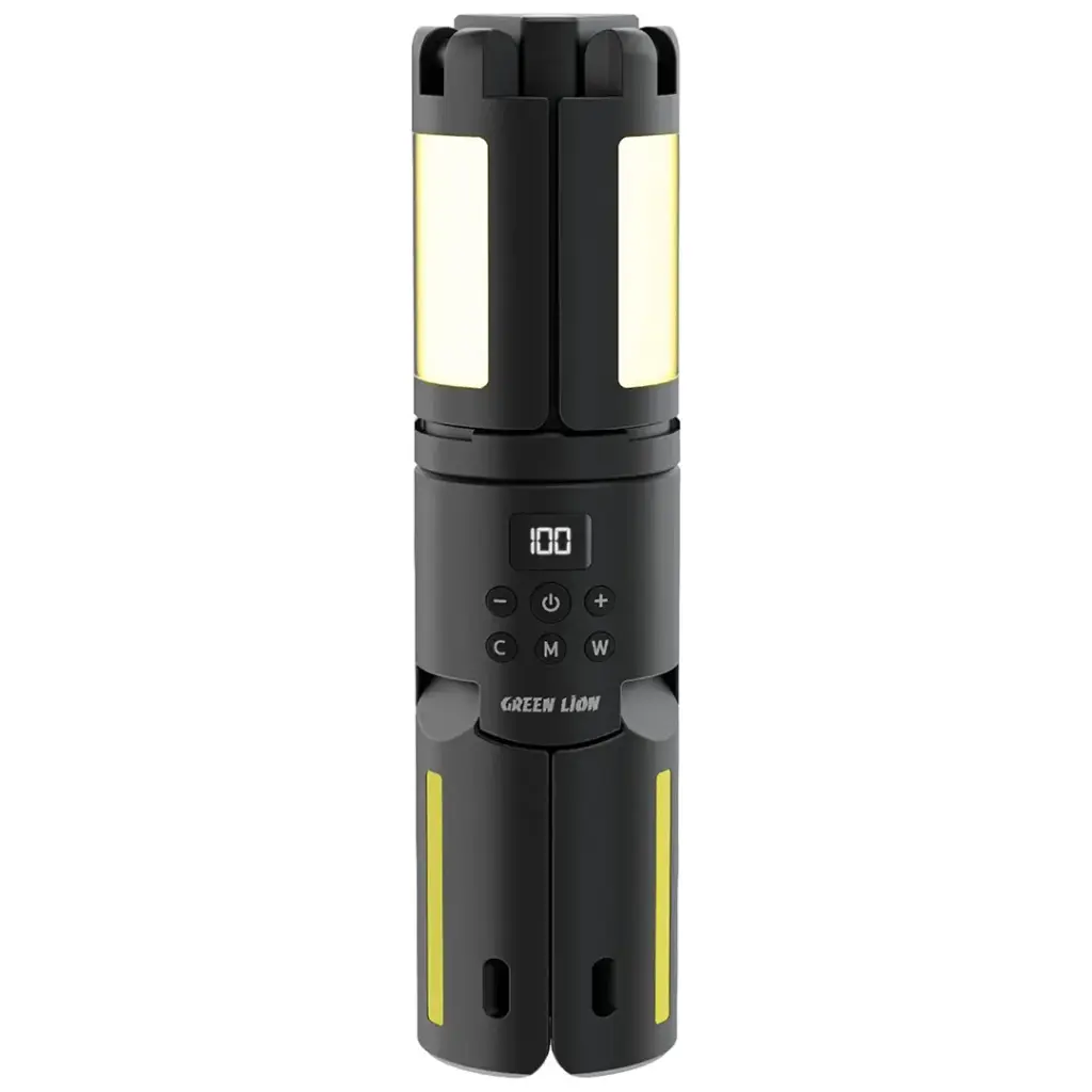 GREEN LION TRIO BEAM TRIPOD CAMPING LIGHT BLACK GNTBCL7CLBK - Image 4