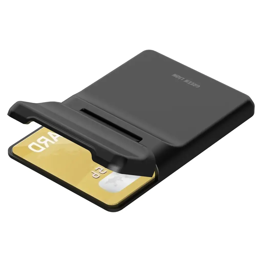 GREEN LION W3 MAGSAFE WALLET CARD HOLDER BLACK GNW3MGHLDBK - Image 5