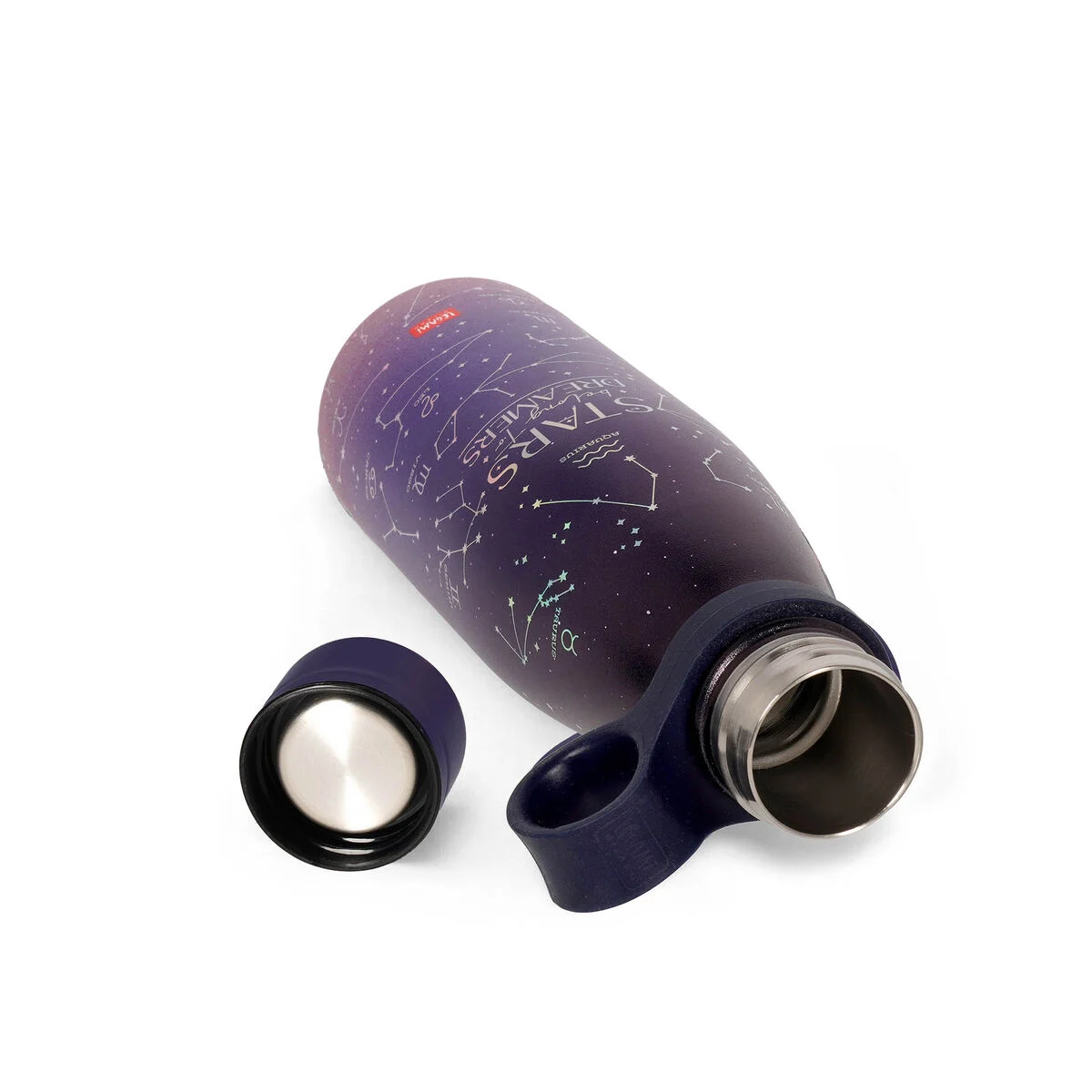 LEGAMI HOT AND COLD VACCUM BOTTLES STARSBELONG TO DREAMERS 500ML PURPLE - Image 3