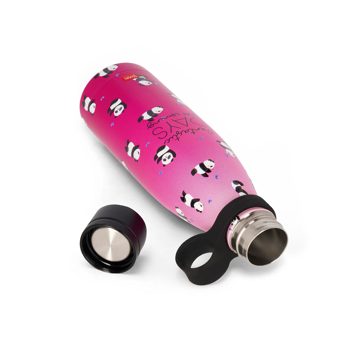 LEGAMI HOT AND COLD VACCUM BOTTLES PANTASTIC DAYS 500ML PINK - Image 3