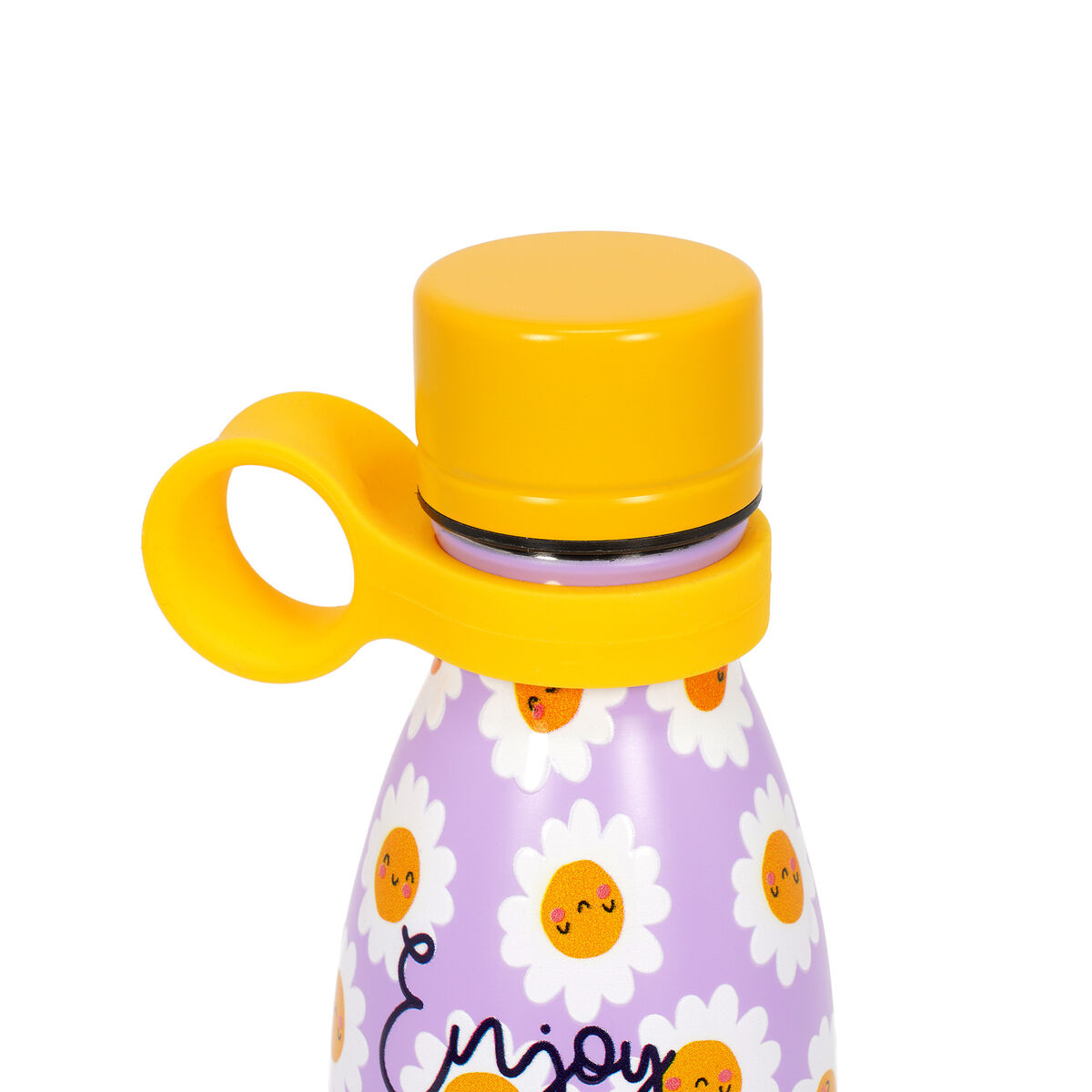 LEGAMI HOT AND COLD VACCUM BOTTLES ENJOY THE LITTLE THINGS 300ML YELLOW - Image 2