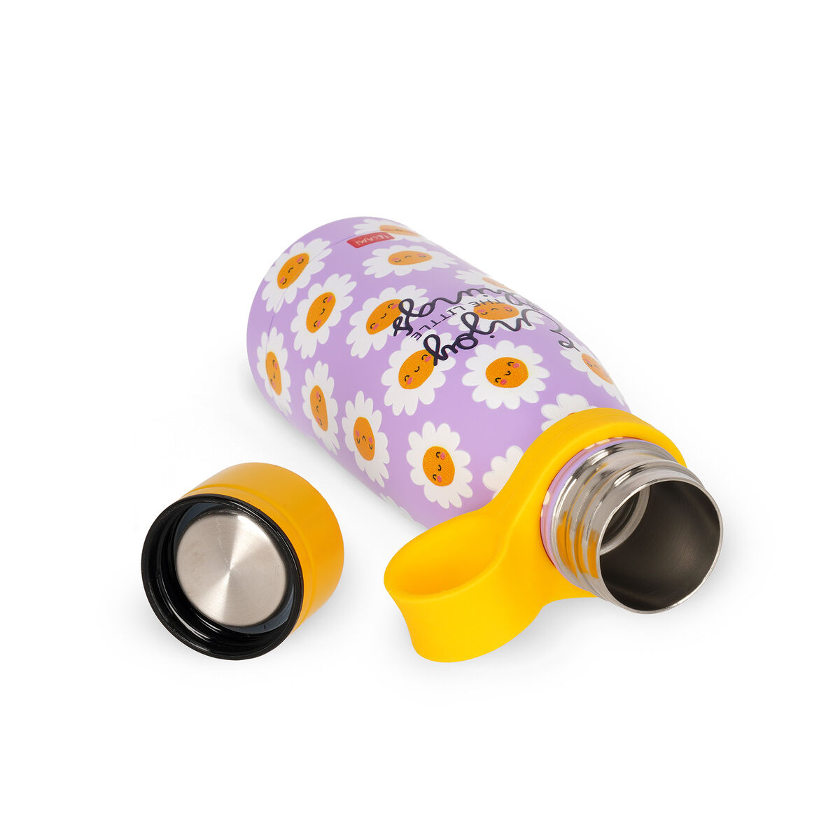 LEGAMI HOT AND COLD VACCUM BOTTLES ENJOY THE LITTLE THINGS 300ML YELLOW - Image 3