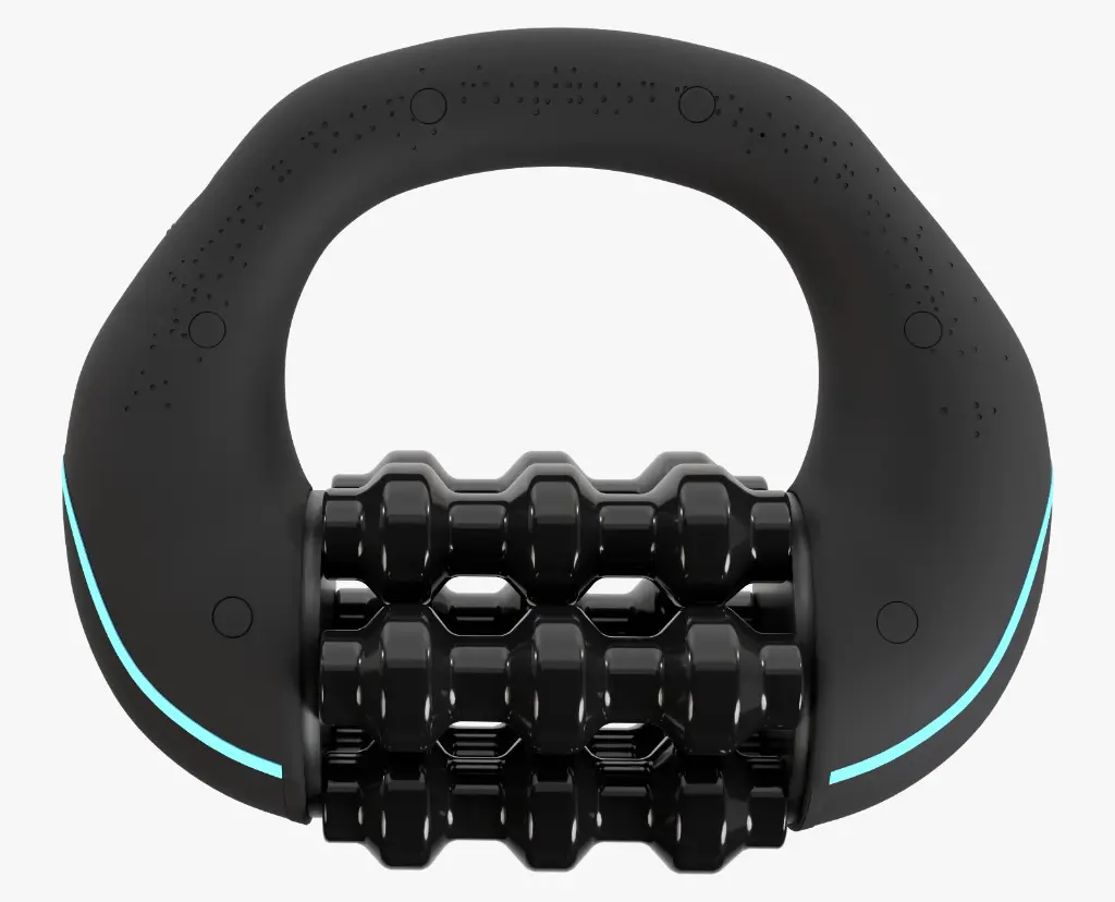 PORODO LIFESTYLE RELIEVA ROLLER MASSAGER 1800MAH BLACK PDLFSTFH24BK - Image 3