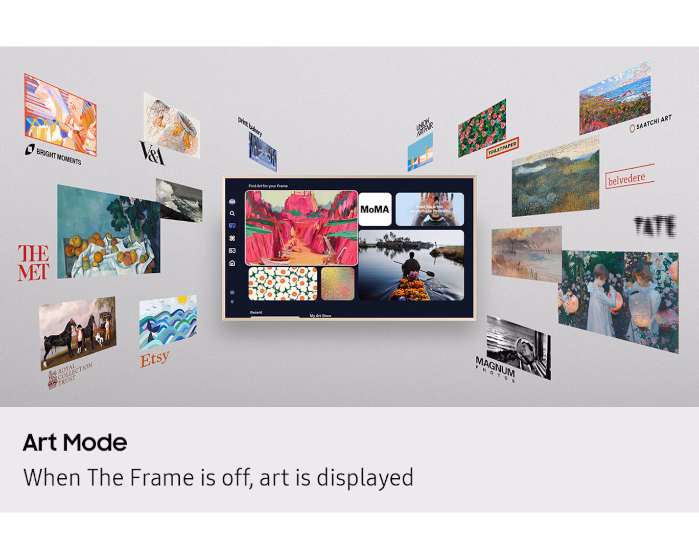 SAMSUNG 65 INCH 4K QLED FRAME TIZEN TELEVISION 2025 MODEL QA65LS03FAUXZN - Image 2