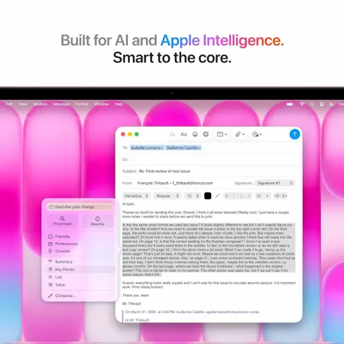 APPLE MACBOOK NEO 13-INCH A18 PRO CHIP 6 CORE CPU 5 CORE GPU 8GB 512GB TOUCH ID ARABIC-ENGLISH BLUSH MHFJ4 - Image 3