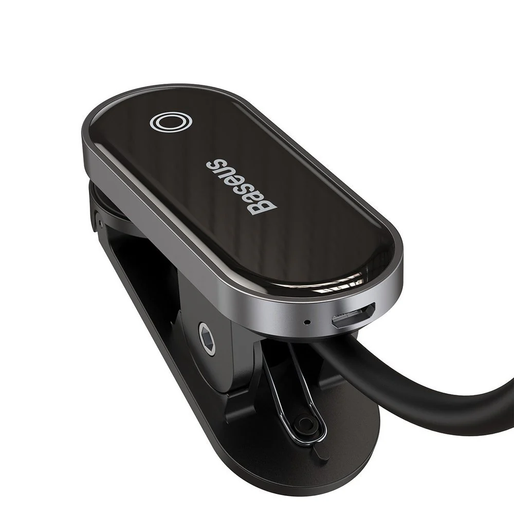 BASEUS COMFORT READING MINI CLIP LAMP DARK GREY DGRAD-0G-GY - Image 3