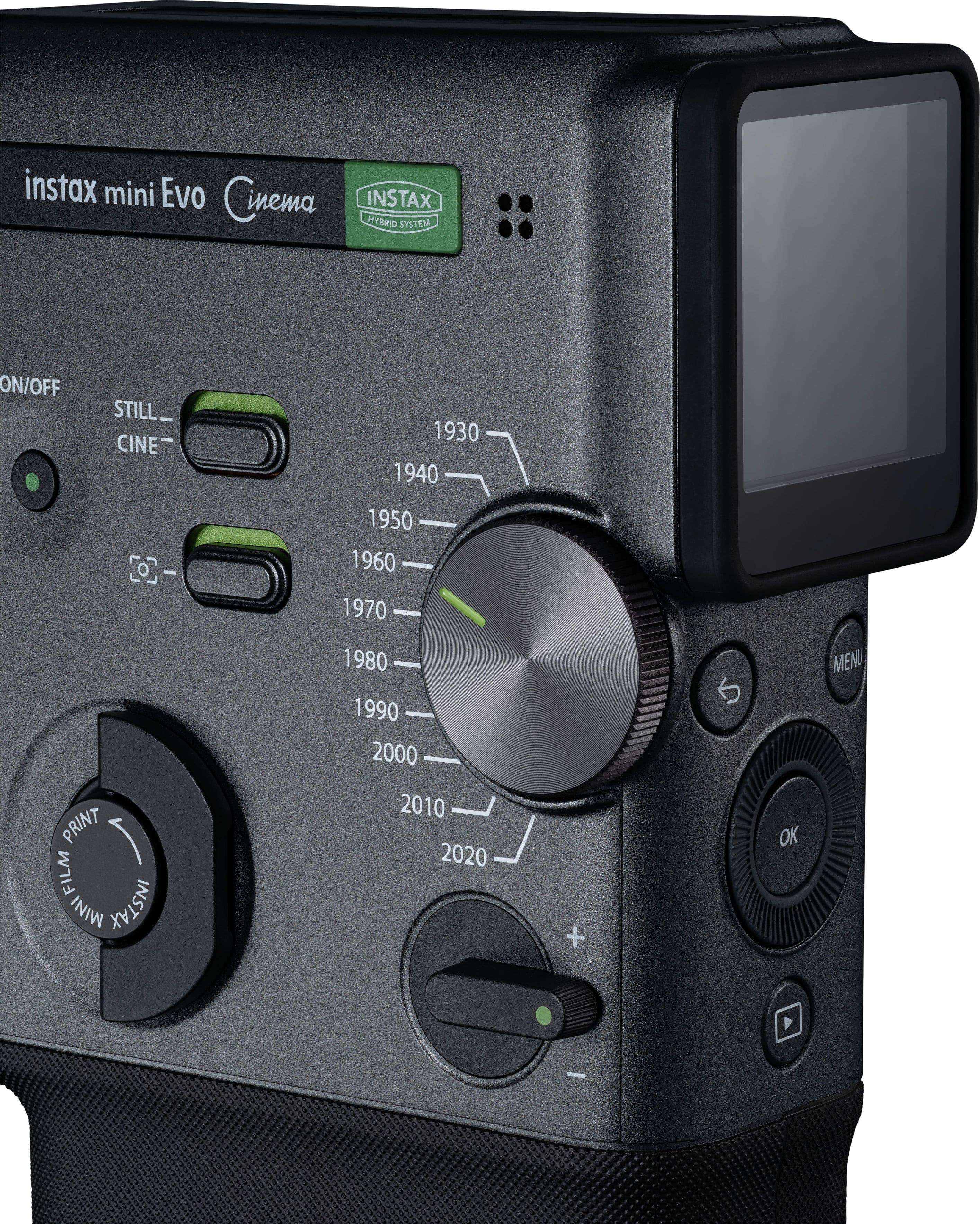 FUJIFILM INSTAX MINI EVO CINEMA HYBRID INSTANT CAMERA BLACK - Image 4