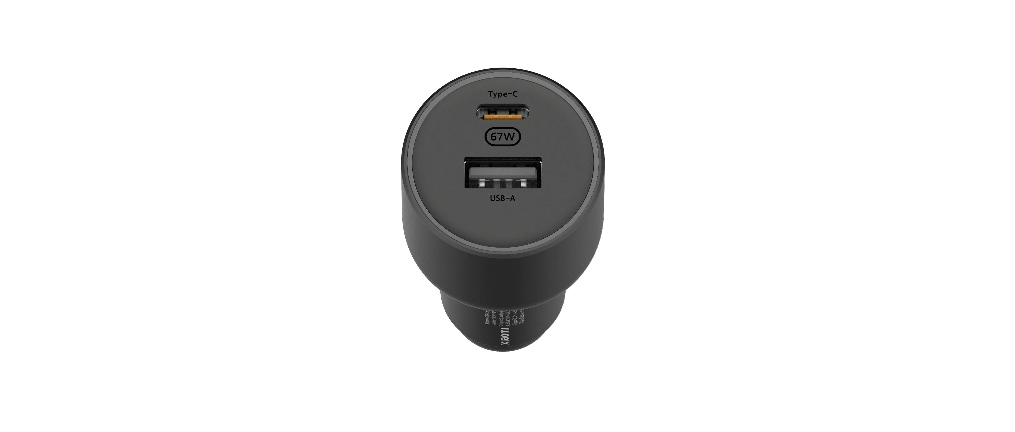 MI XIAOMI 67W CAR CHARGER USB A + TYPE C BLACK CC07ZM - Image 5