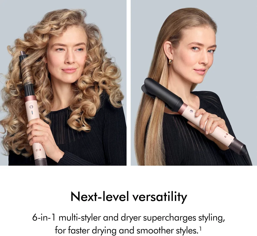 DYSON AIRWRAP MULTI STYLER AND DRYER STRAIGHT WAVY CERAMIC PINK ROSE GOLD HS08 CPRG - Image 9