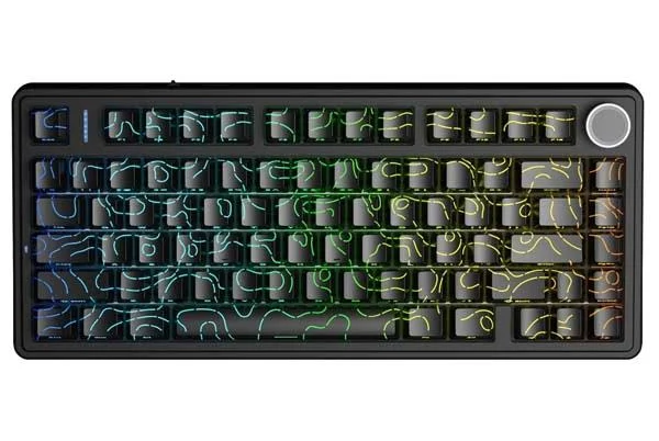 AULA 75 KEYS RGB 75% MECHANICAL GAMING K/B TRI-MODE KNOB REAPER S/W GRADIENT GRAY CONTOUR F75 MAX - Image 2