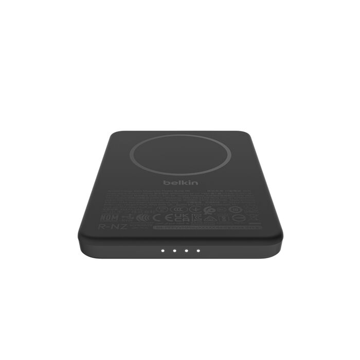 BELKIN BOOST CHARGE ULTRA SLIM MAGNETIC 7.5W WIRELESS POWER BANK 5K BLACK BPD010HQBK - Image 4