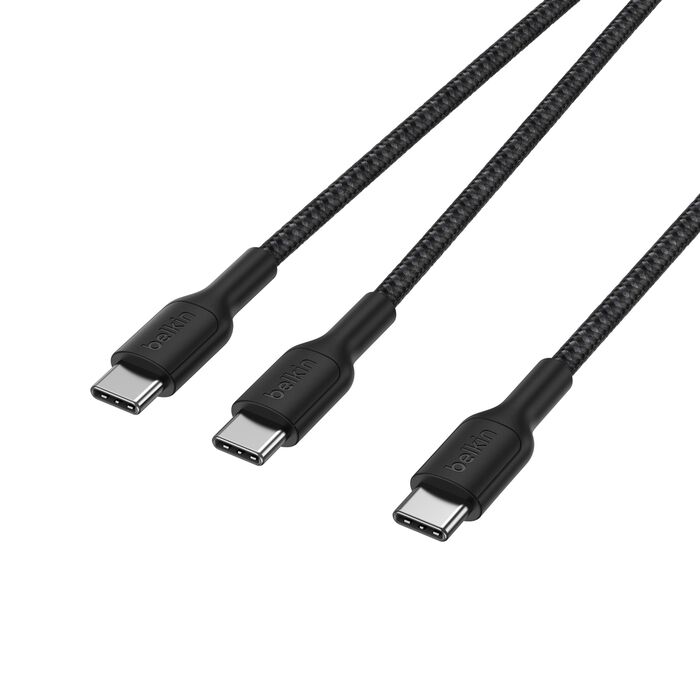 BELKIN BOOST CHARGE USB C TO USB C CABLE 140W 1.5M BLACK CAC004HQ1.5MBK - Image 3