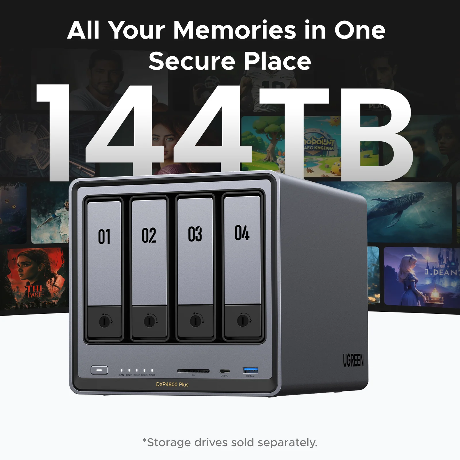 UGREEN NASYNC DXP4800 PLUS NETWORK ATTACHED STORAGE DXP4800 PLUS - Image 2