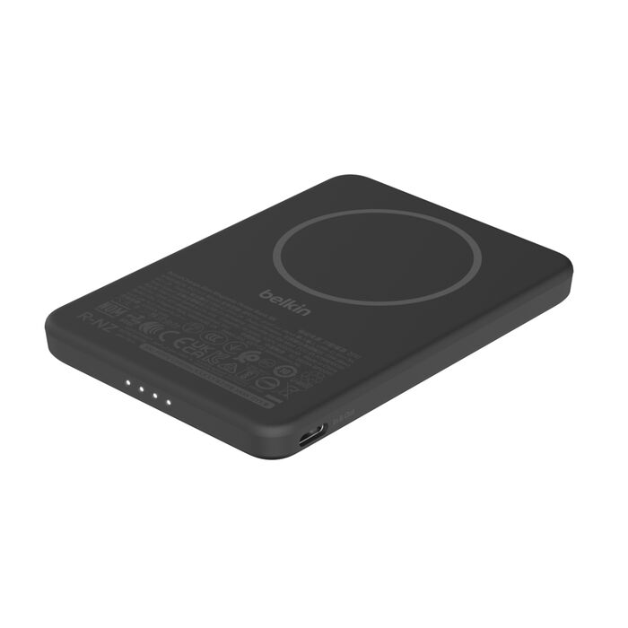 BELKIN BOOST CHARGE ULTRA SLIM MAGNETIC 7.5W WIRELESS POWER BANK 5K BLACK BPD010HQBK - Image 3