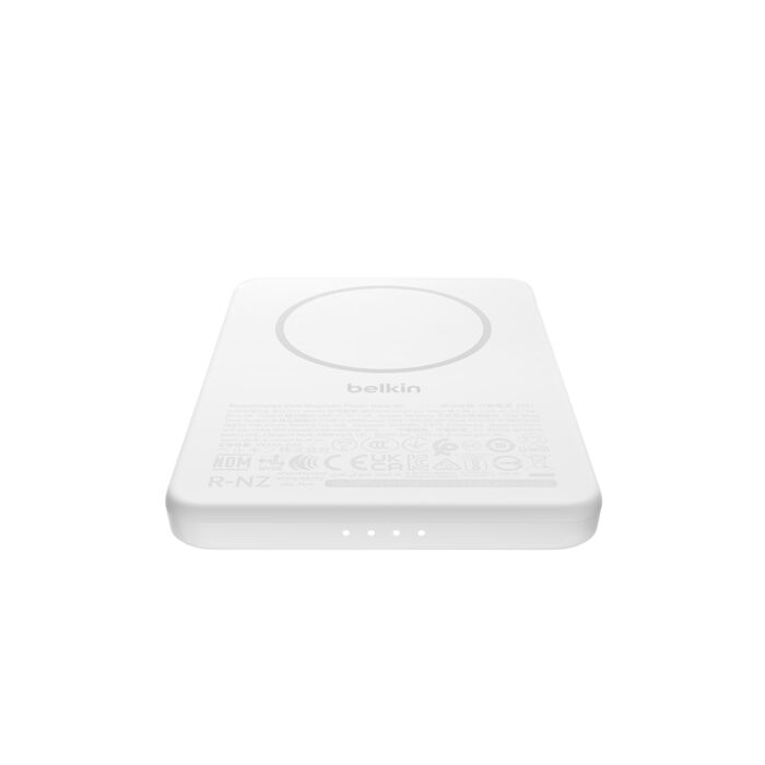 BELKIN BOOST CHARGE ULTRA SLIM MAGNETIC 7.5W WIRELESS POWER BANK 5K WHITE BPD010HQWH - Image 4