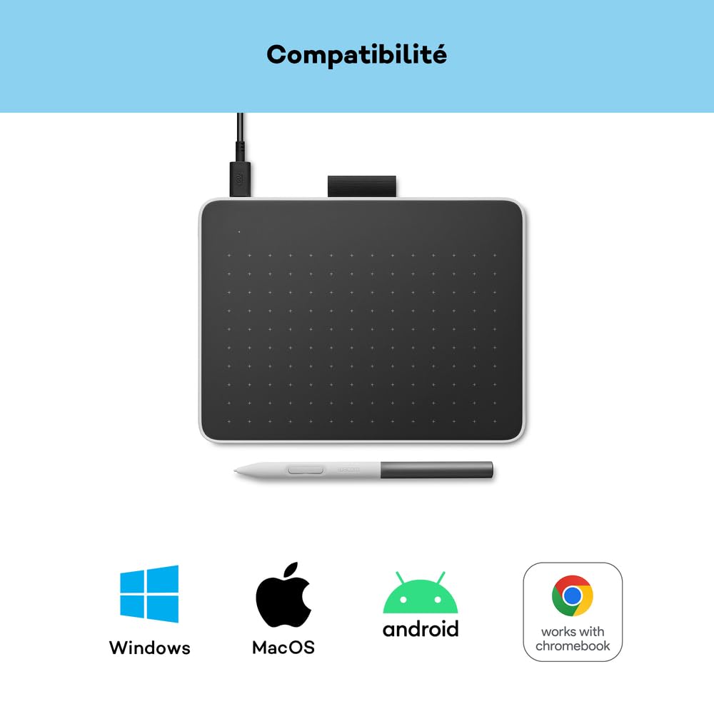 WACOM ONE SMALL PEN TABLET CTC4110WLW1B - Image 5