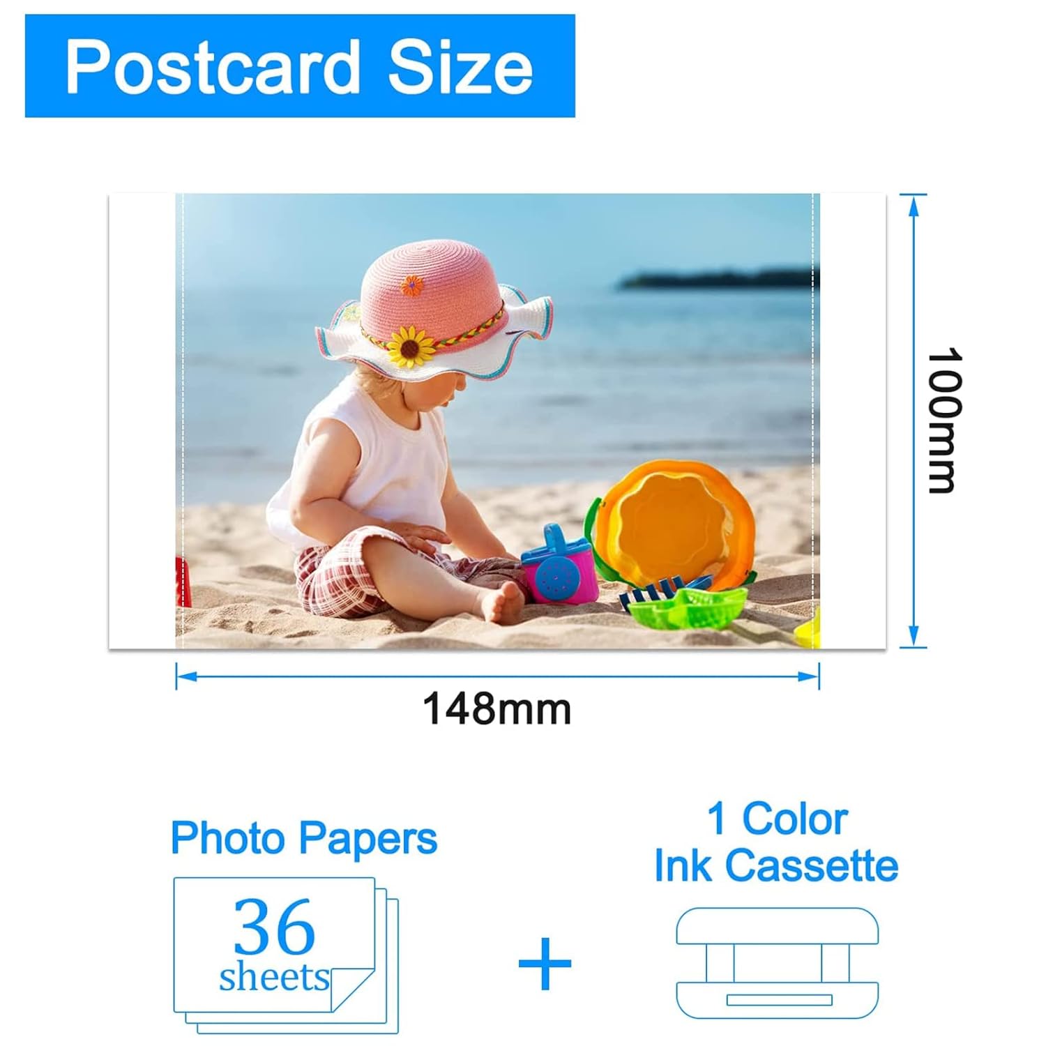 CANON SELPHY CP1200 PAPER & RIBBON 36 SHEET - Image 3
