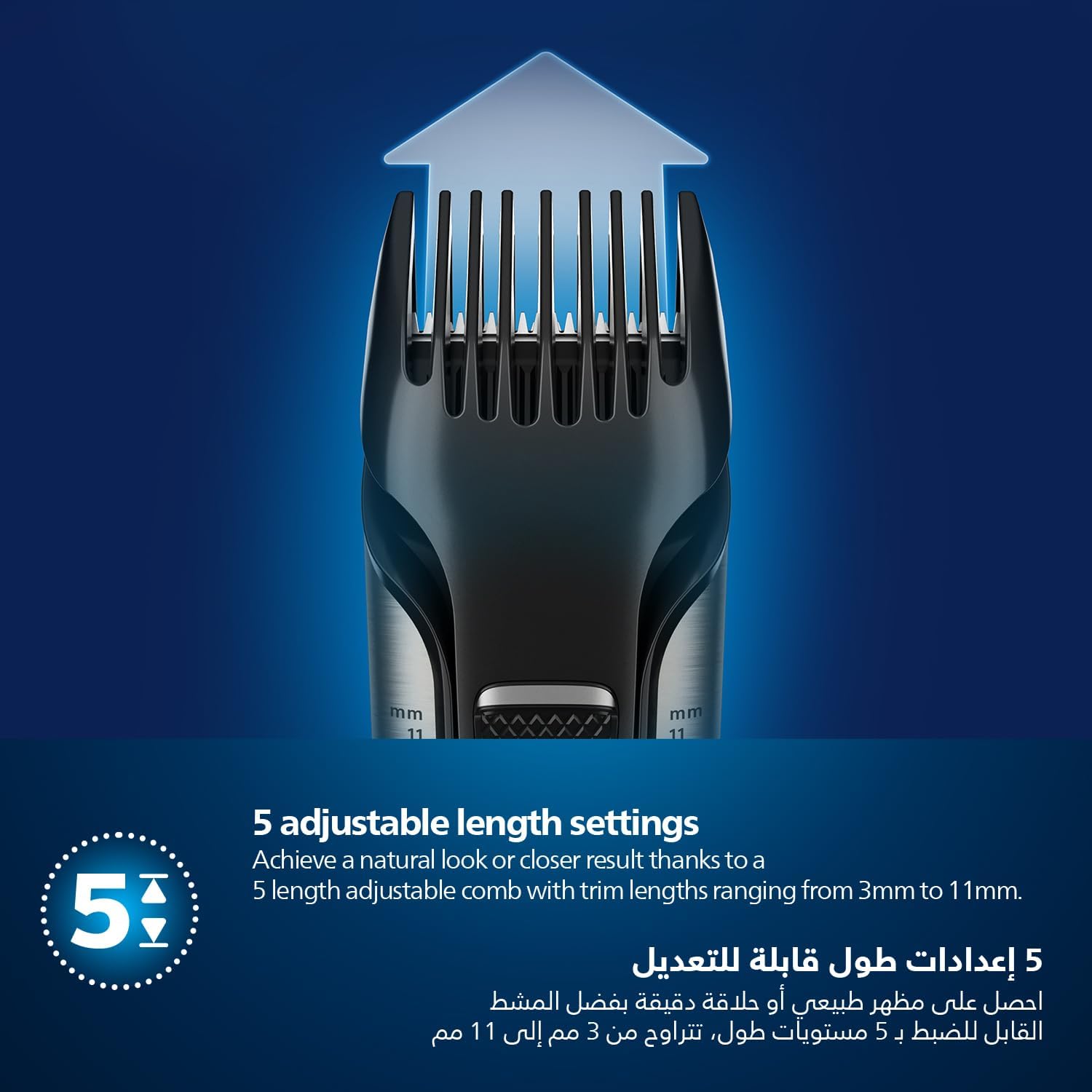 PHILIPS BODYGROOM 7000 SERIES 4-DIRECTIONAL CONTOUR SHAVER SILVER-BLACK BG702513 - Image 6