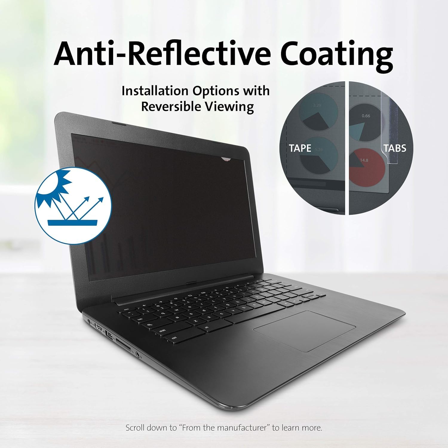 KENSINGTON PRIVACY SCREEN FILTERS FOR 14 LAPTOP K55801WW - Image 2
