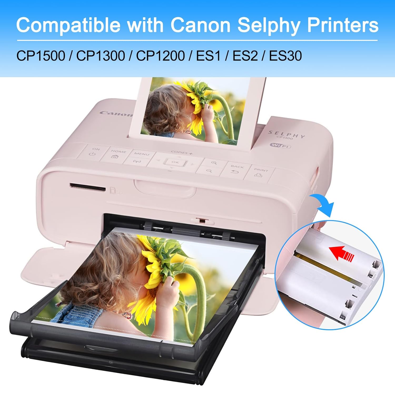 CANON SELPHY CP1200 PAPER & RIBBON 36 SHEET - Image 2