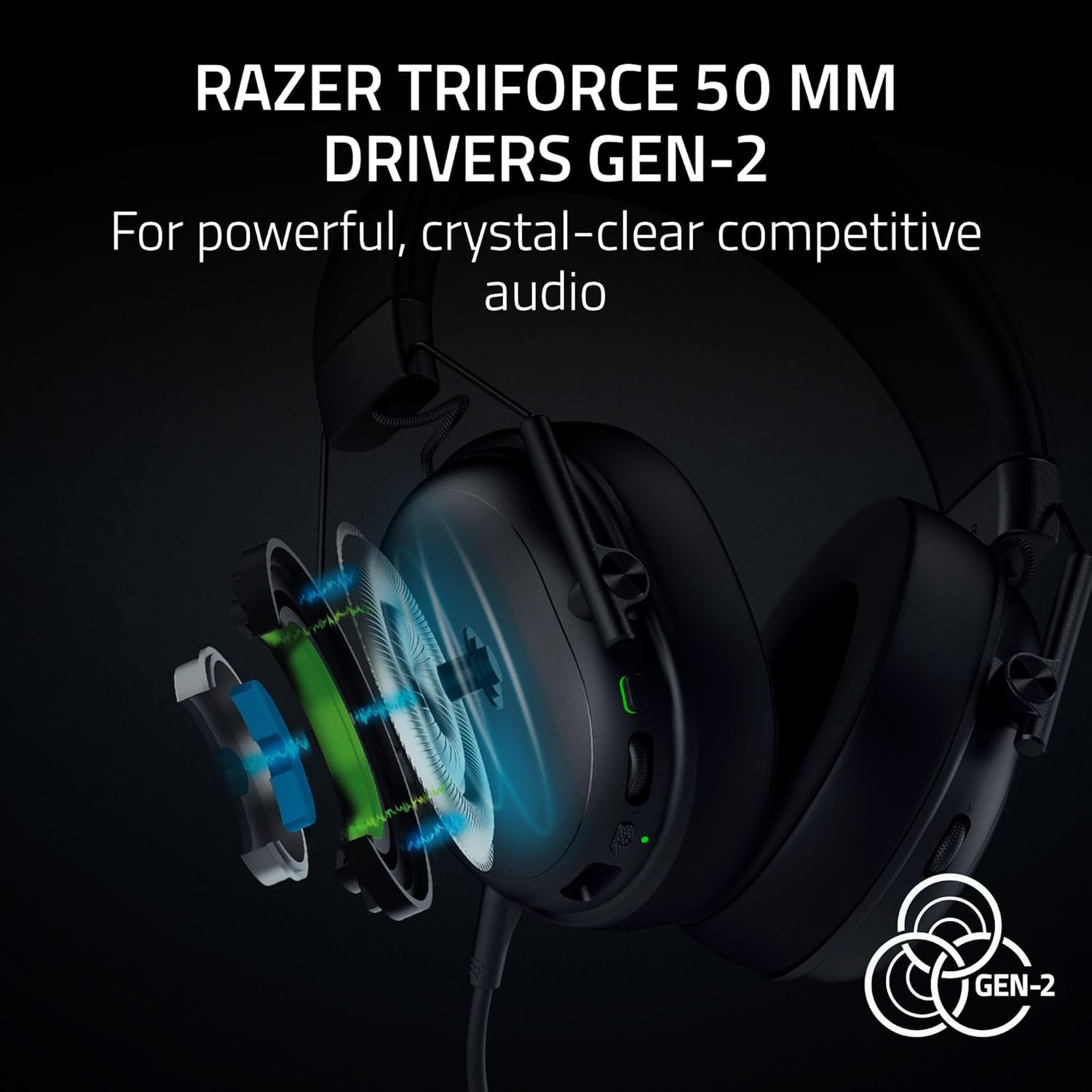 RAZER BLACKSHARK V3 X HYPERSPEED WIRELESS ESPORTS HEADSET RZ04-05420100-R3M1 - Image 5
