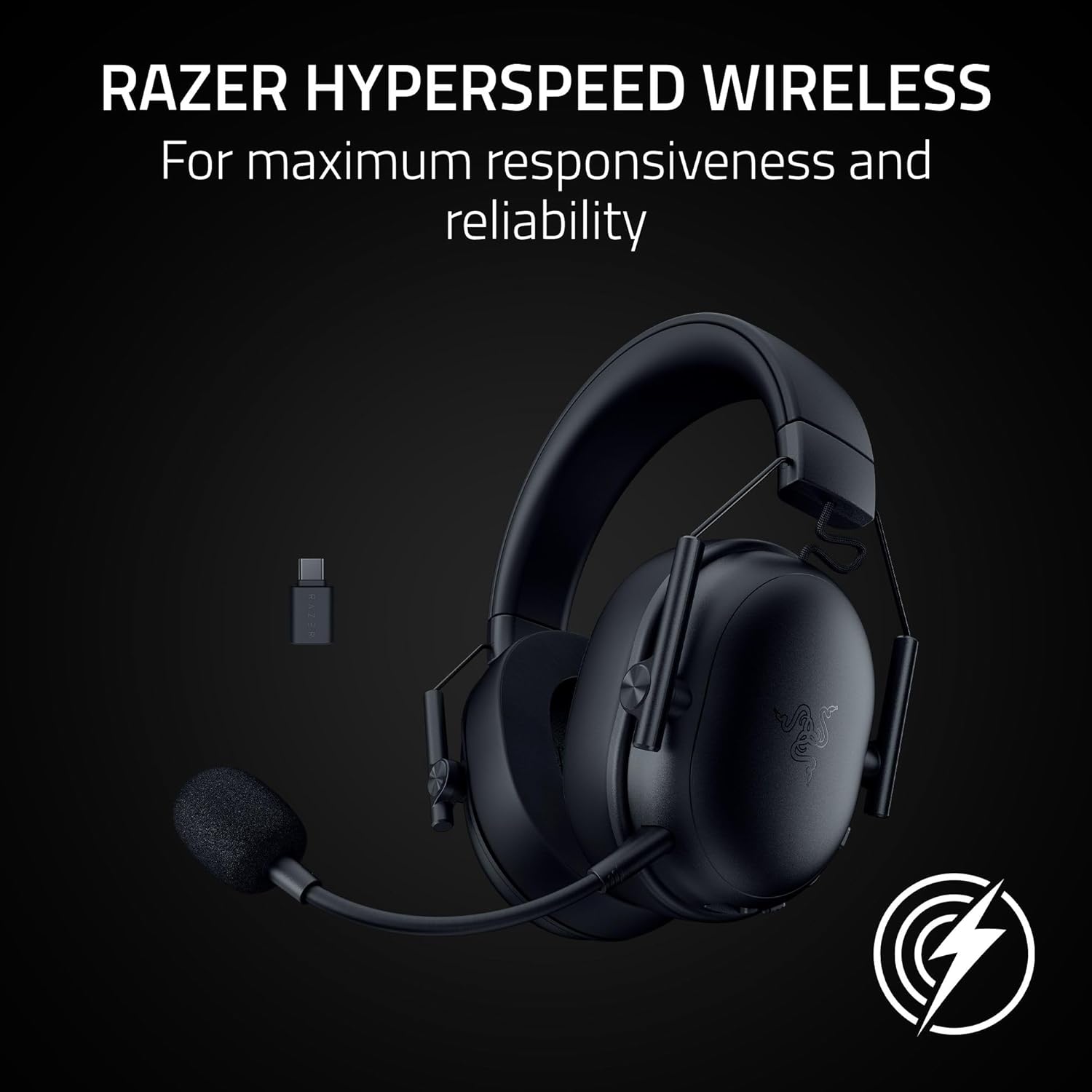 RAZER BLACKSHARK V3 X HYPERSPEED WIRELESS ESPORTS HEADSET RZ04-05420100-R3M1 - Image 7