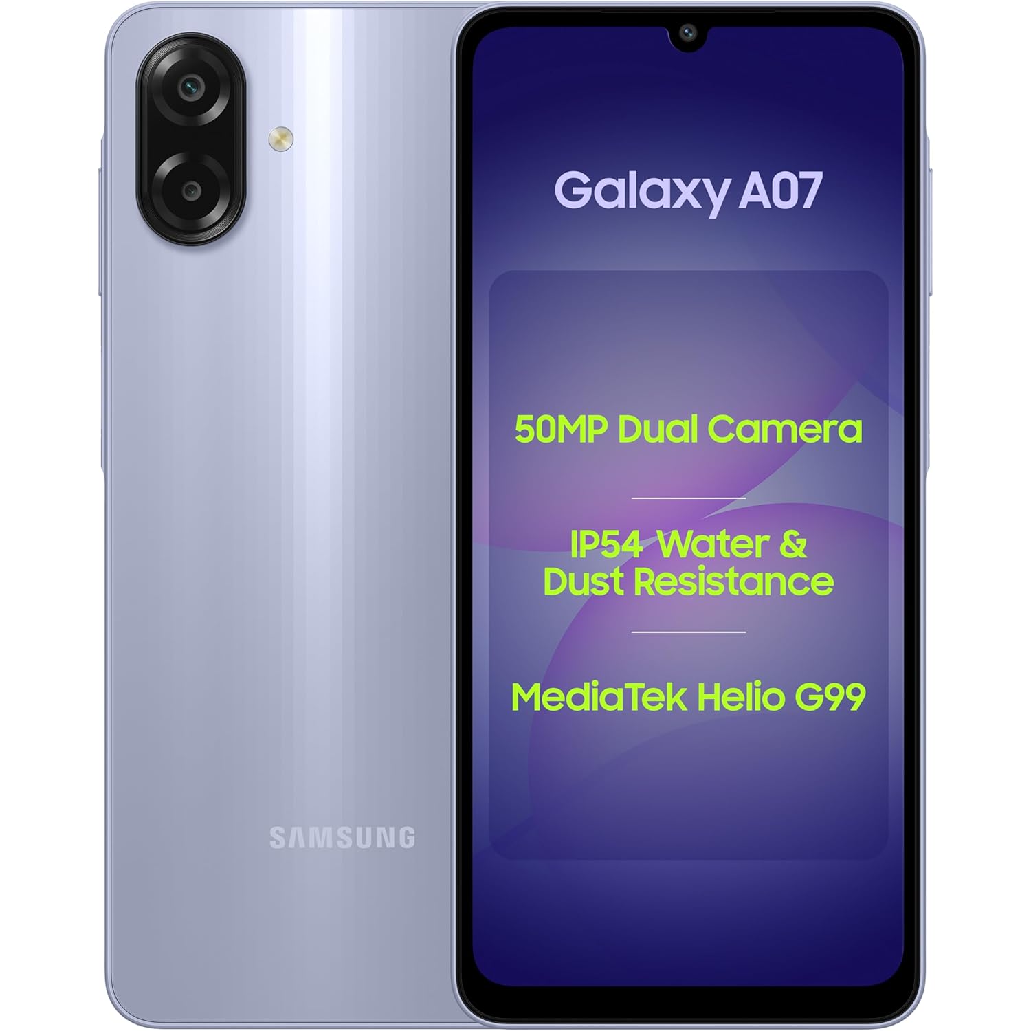 SAMSUNG GALAXY A07 8GB-256GB LIGHT VIOLET SM-A075FDS - Image 2