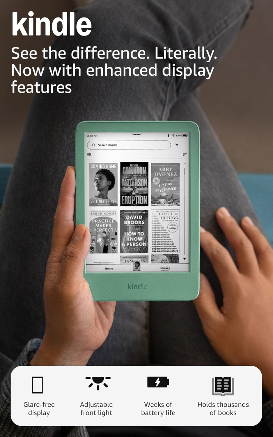 AMAZON KINDLE 11TH GENERATION 16GB WI-FI 2024 GREEN RS23CV - Image 2