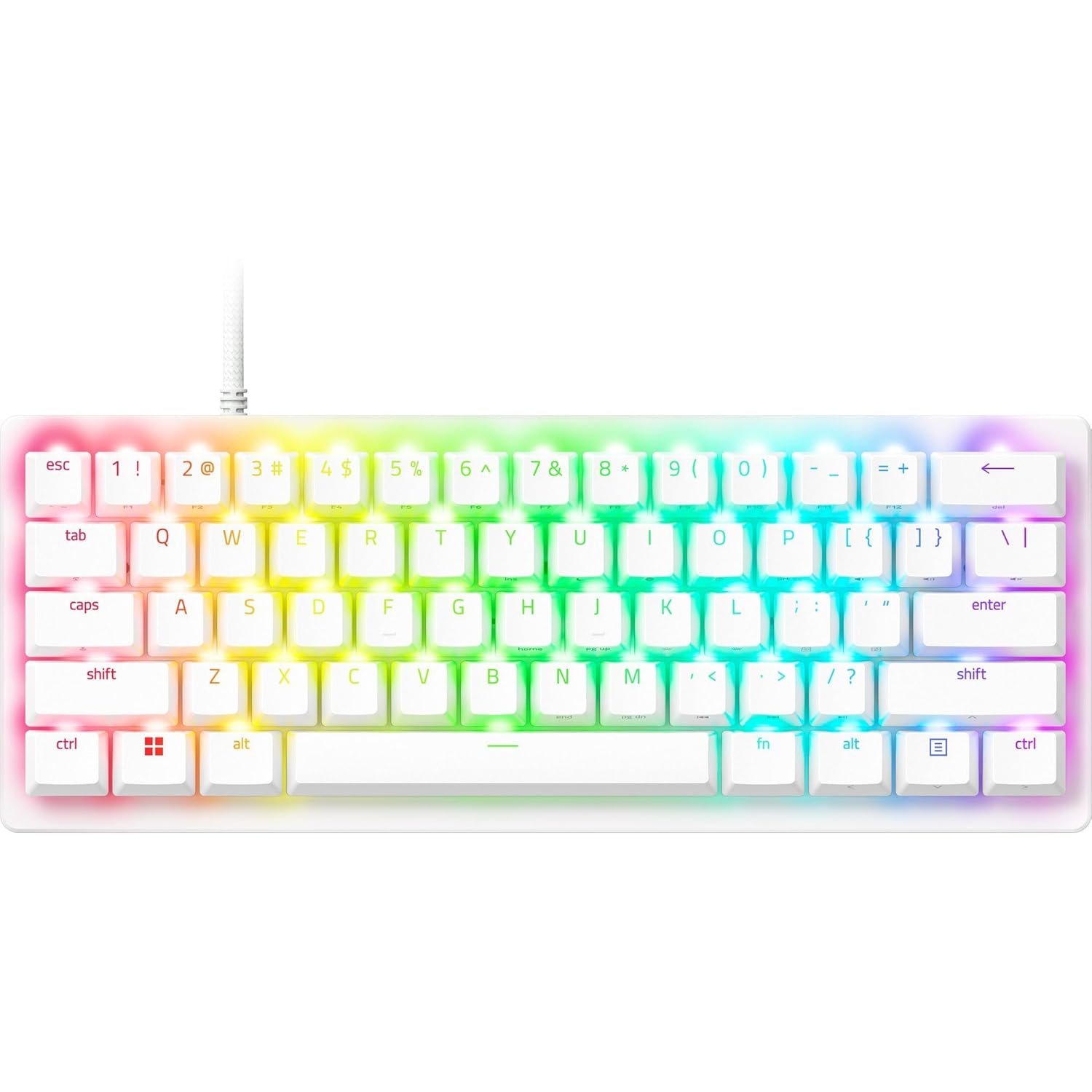 RAZER BLACKWIDOW V4 HYPERSPEED WIRELES GAMING KEYBOARD YELLOW LINEAR SW RZ03-05271500-R3M1 - Image 4