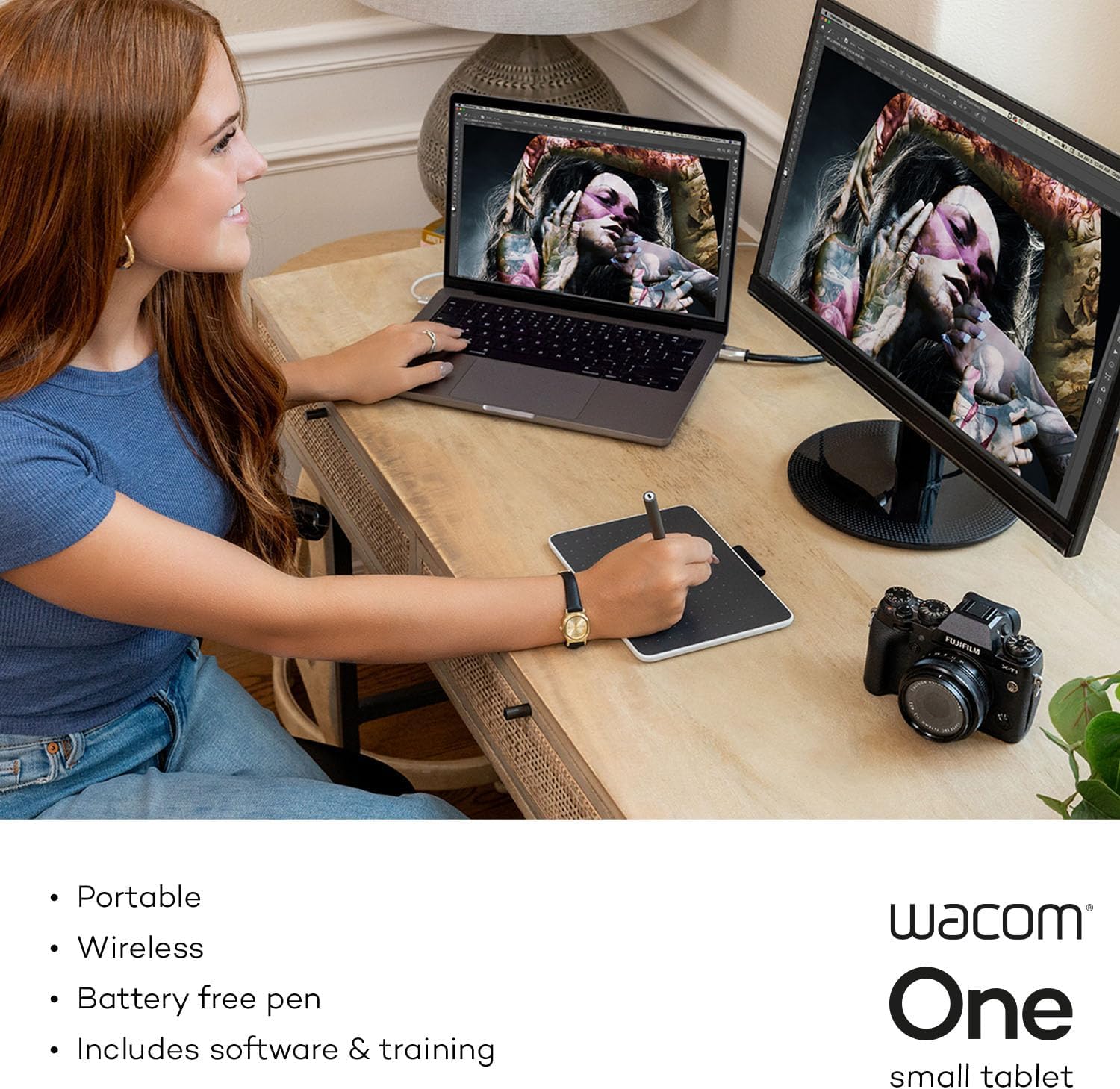 WACOM ONE SMALL PEN TABLET CTC4110WLW1B - Image 3